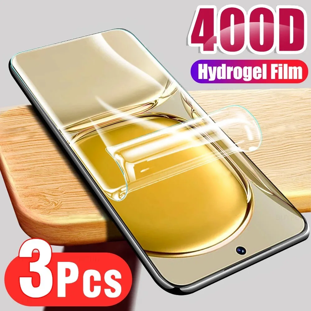 3Pcs Protector Film Voor Honor 9X 50 Lite 9X 30 20 10 9 Lite Screen Hydrogel Film Voor Honor 8X 9C 8C 9A 8A 30i 20i 10i 20Pro