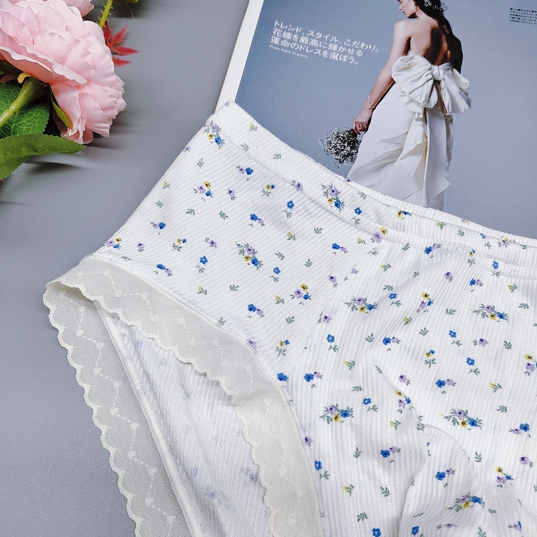 رجل ملخصات زهرة صغيرة الدانتيل ملخصات الحلو سيسي لينة مريحة سراويل مرنة رجل الملابس الداخلية صناعة يدوية