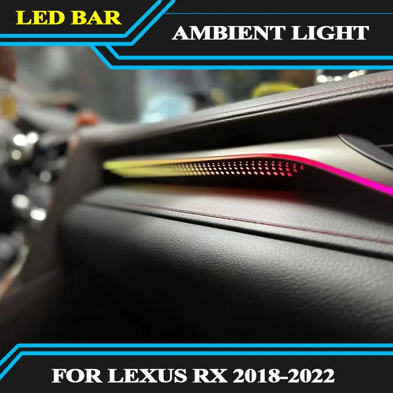 

Led Active Symphony Flashing Glow inter car ambient light For Lexus RX RX300 350 2018-2022 decorate lighting Starry ambient lamp