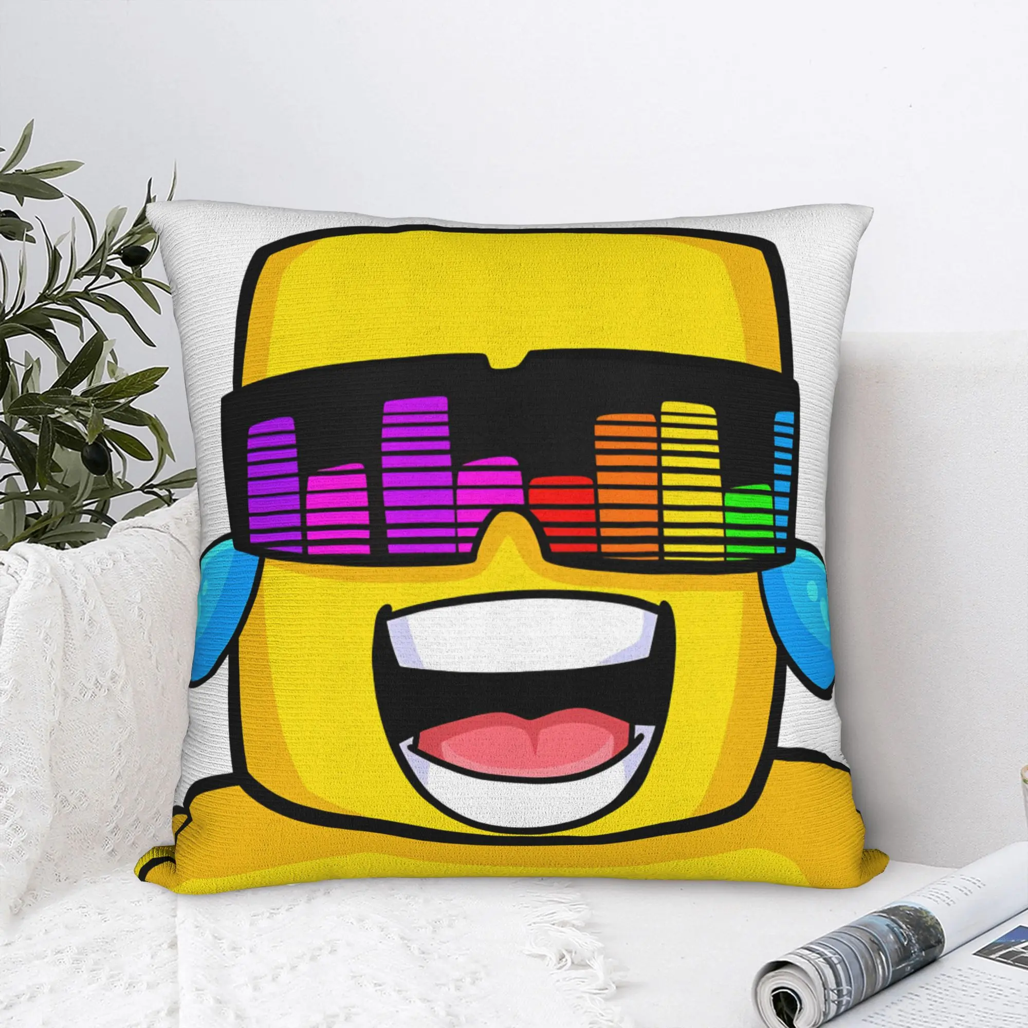 S-Sunny And M-Melon  Pillow Cover  Comfy Cushion Cover Fashion Pillow Case For Living Room Chair