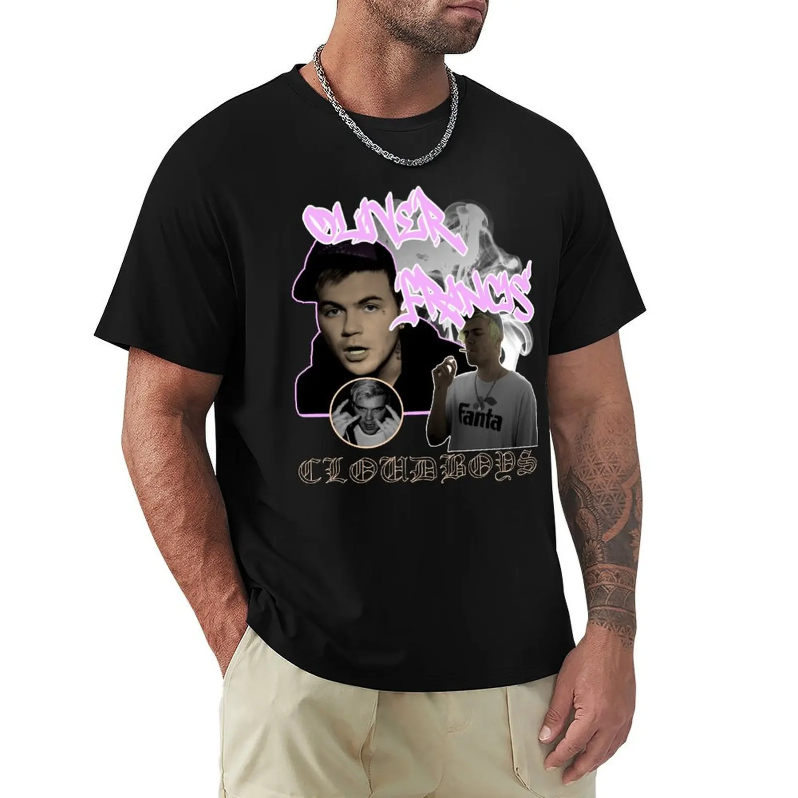 Oliver Francis Cloudboys Rap Tee T-Shirt Aesthetic clothing new edition customs design your own black t-shirts for men