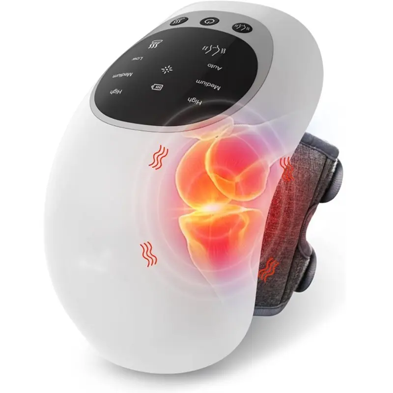 

Усовершенствованный беспроводной массажер для коленей с подогревом 2025 года, в комплекте ремень 18,9 дюйма, подарок для папы, мамы, женщин и мужчин