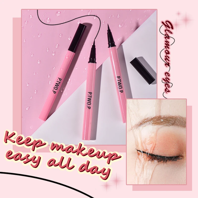 PTWOP Professional Liquid Eyeliner Cat Style  Pen Long-lasting Quick Drying Anti-sweat Waterproof Smooth Matte Eyeliner Makeups