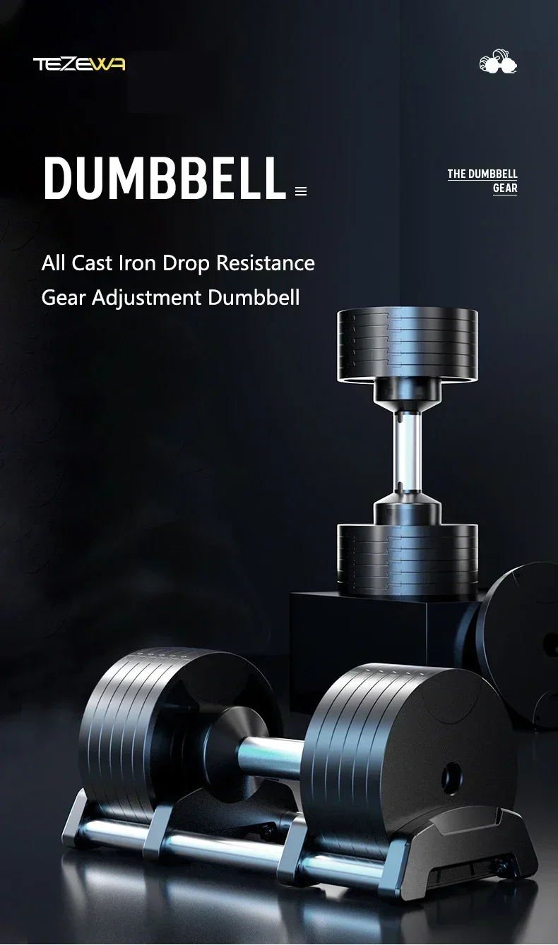 Hot Sell Factory Price 12KG,16Kg,20KG,Adjustable Iron Dumbbell