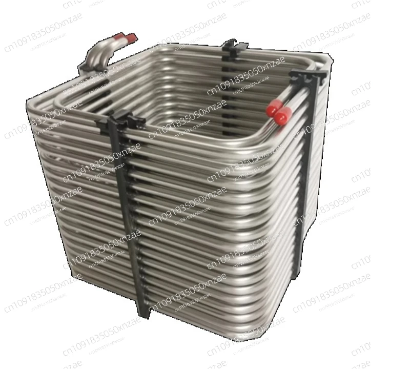 

Directly from the manufacturer 304 material 8mm tube stainless steel wine tube 2 way cooling wine tube for beer incubator