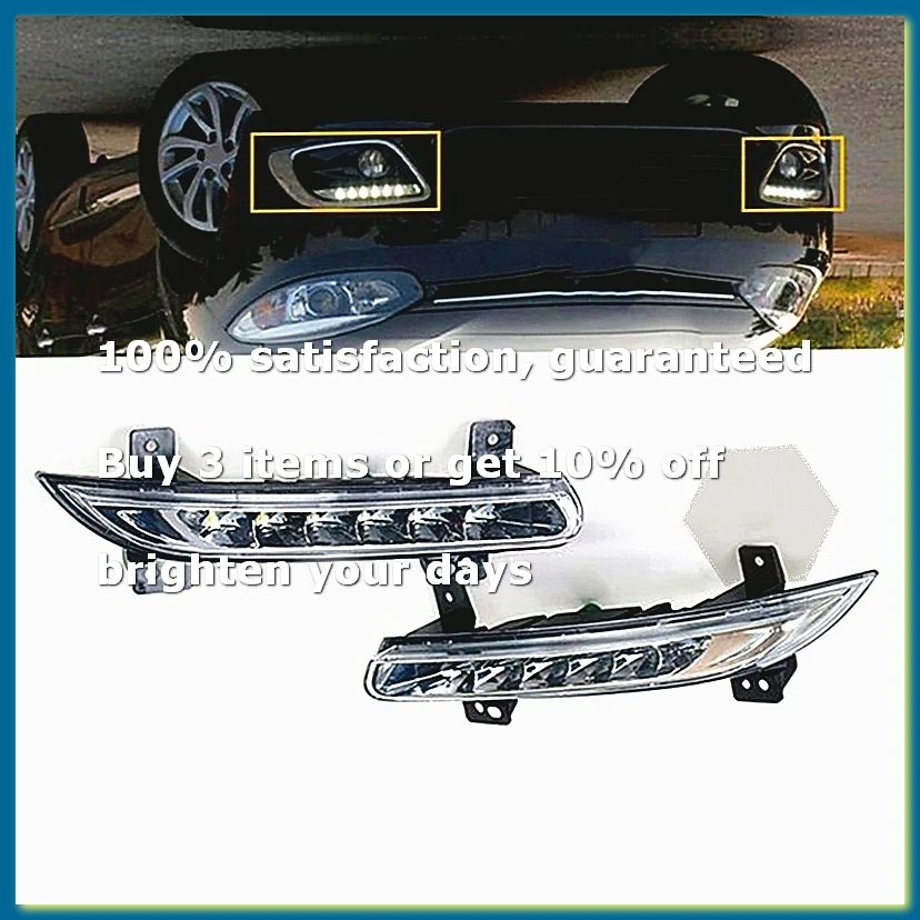 ●266057986 Front Left LED DRL Fog Light for Fluence 2014+ Auto Driving Lamp Daytime Running Light Bumper Lamp