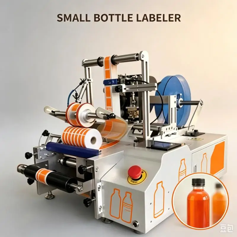 Automatic Labeling Machine High Speed Label Dispensing Equipment Intelligent Control For Industrial Container Labeling