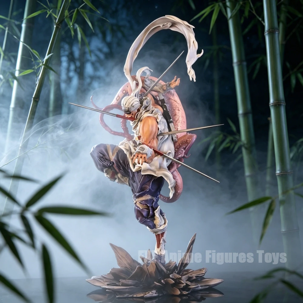 

35cm/13.8in Anime NARUTO Figure Killer Bee Action Figures Designer Style Pvc Statue Collection Model Toys Gifts