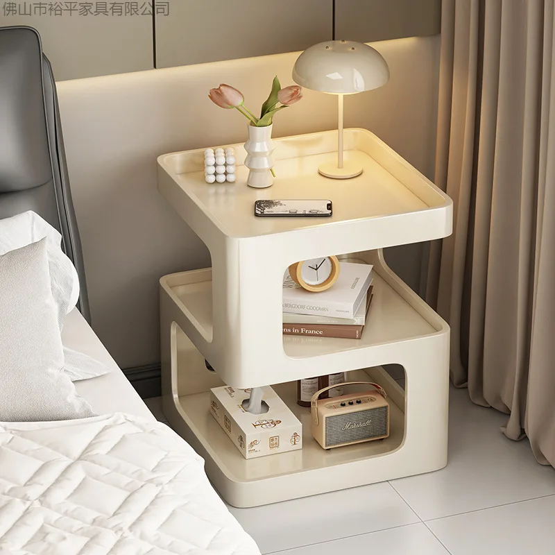 

Креативный прикроватный столик-трансформер: простой журнальный столик для дома и спальни, маленькая кованая прикроватная полка, прикроватная тумбочка