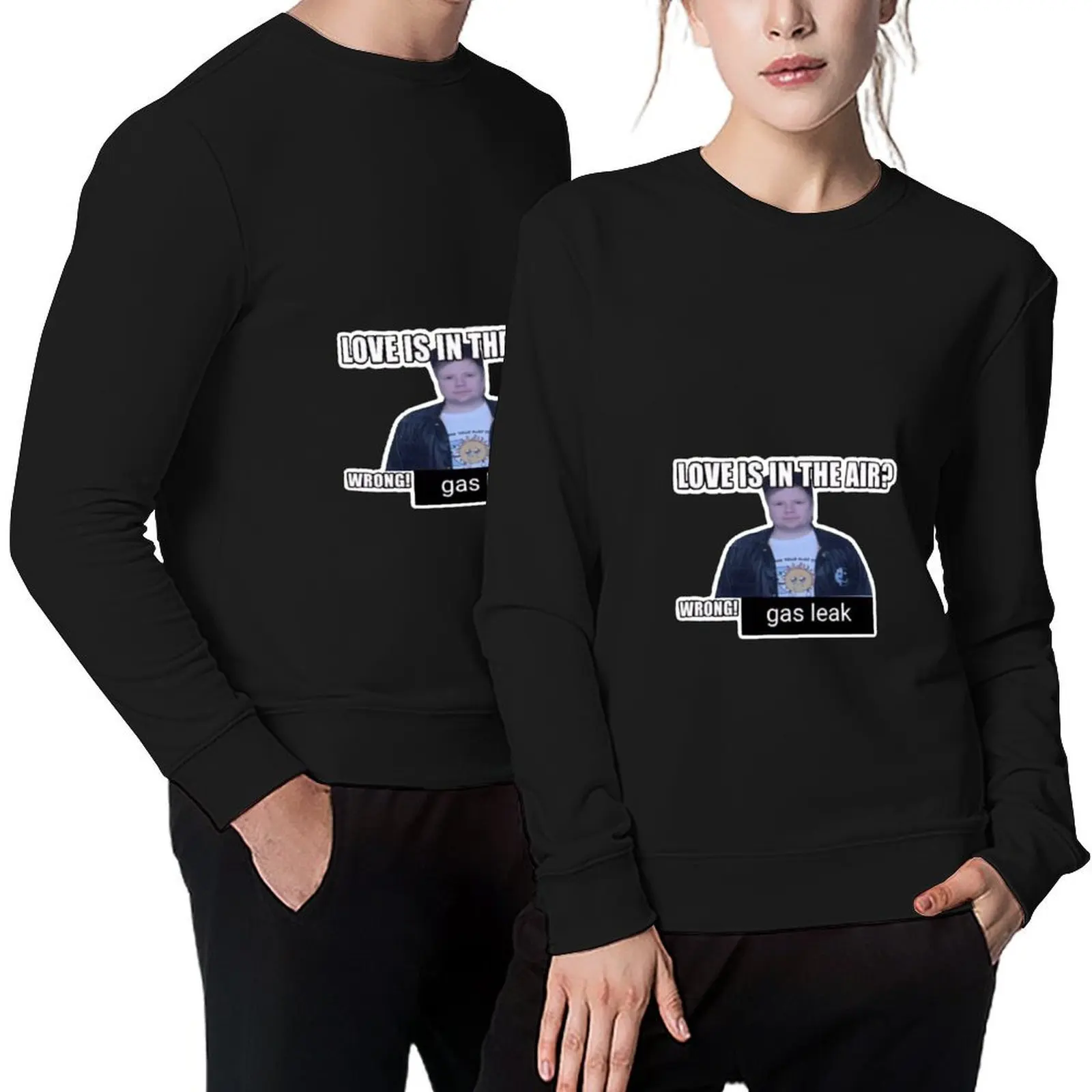 

Wrong! gas leak Pullover tracksuits men's sweat-shirt set aesthetic clothing tracksuit pullover
