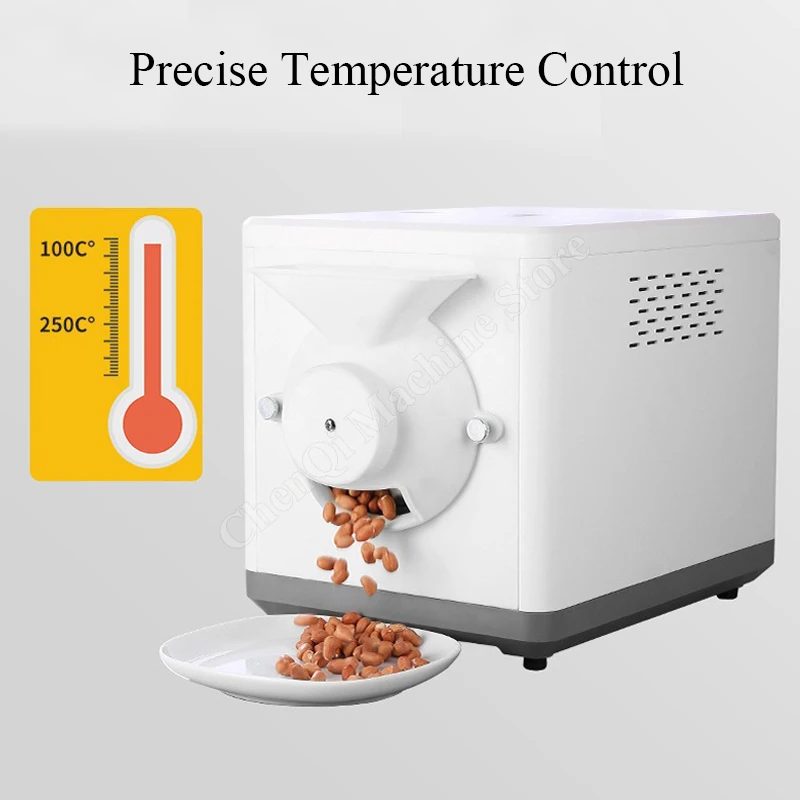 Torrador de café elétrico grande capacidade 200-1000g temperatura ajustável torrador de grãos de café de cinco grãos