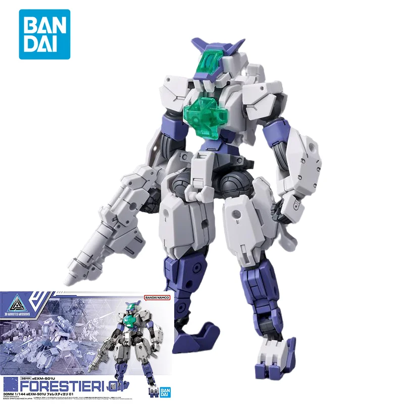 

Bandai Original 30MM Anime Figure 1/144 EEXM-S01U FORESTIERI 01 Action Figure Toys Collectible Model Gifts for Children