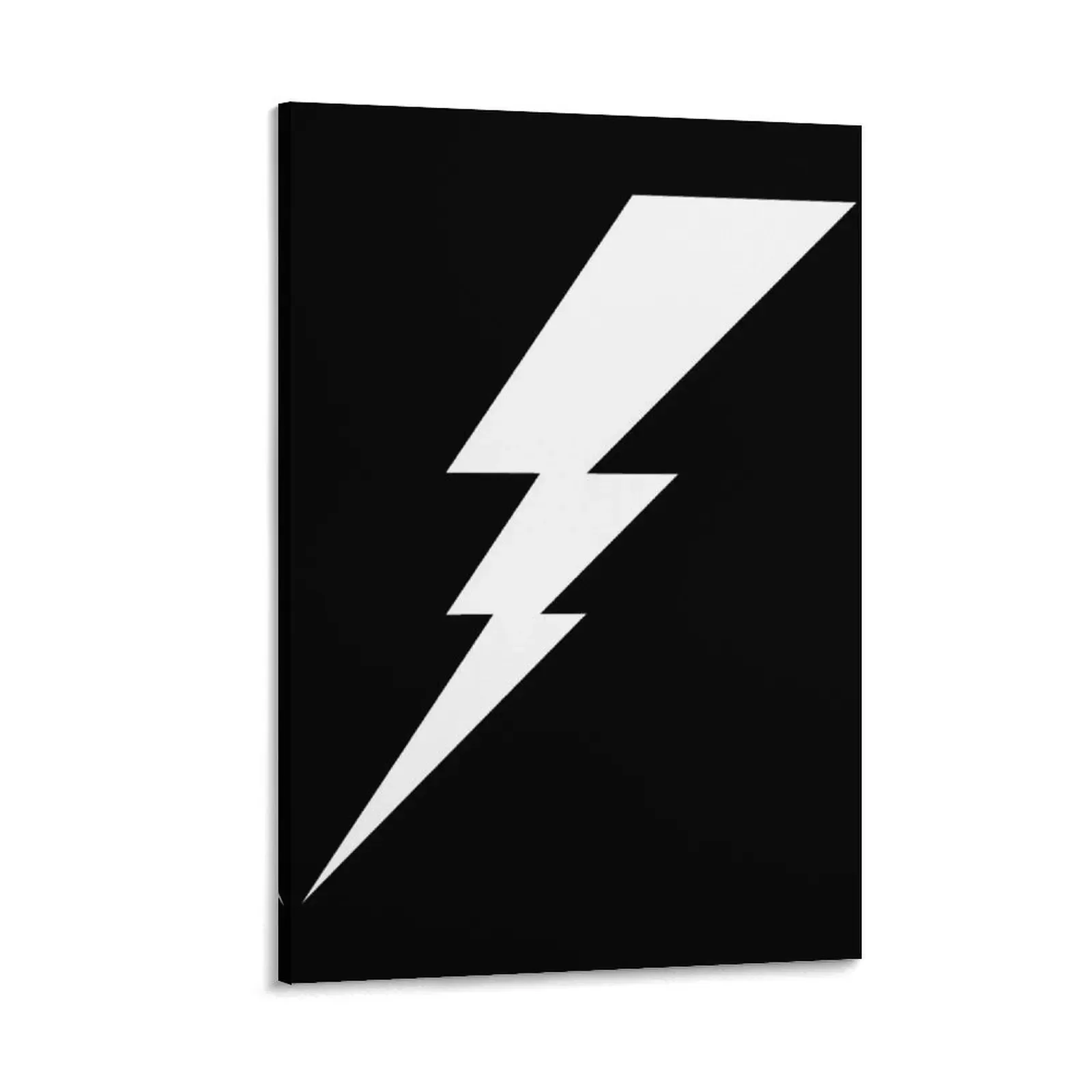 

Black And White Geometric Shape Lightning Bolt Canvas Painting bedroom decor canvas wall decoration anime posters