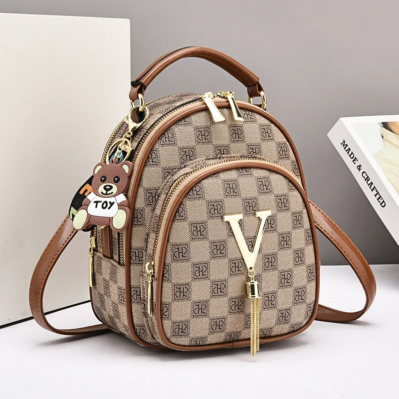 

Women's fashion small backpack large capacity cute small women's backpack vintage small backpack