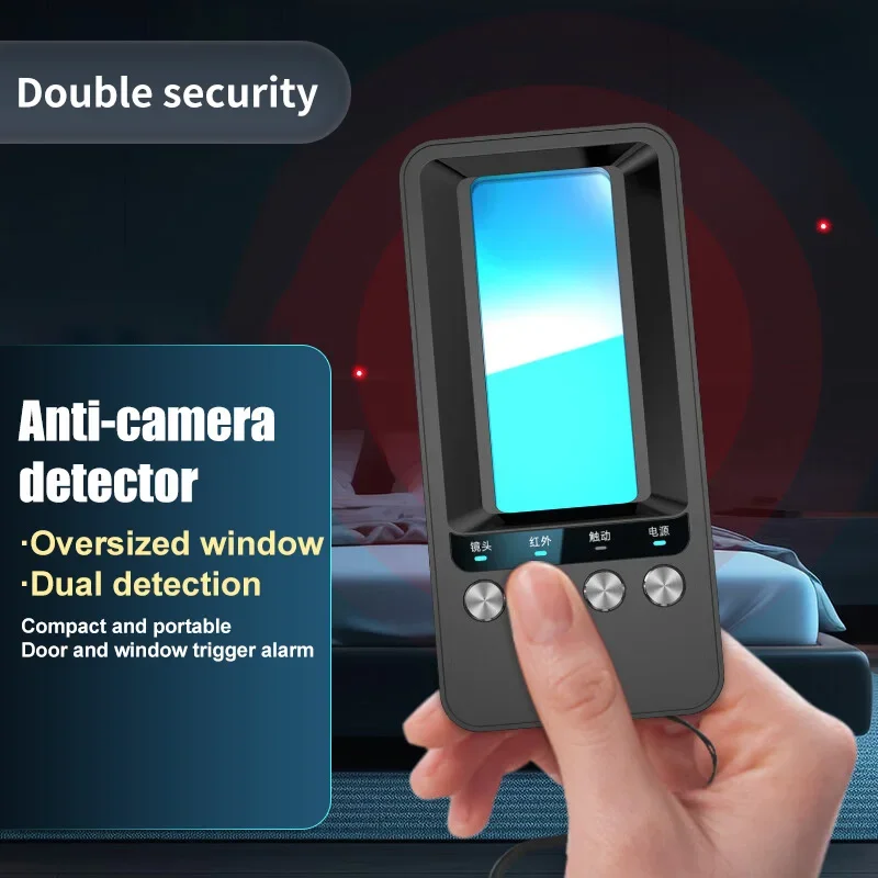 Anti Candid Infrared Ray Hide Camera Detector Optical Filter Glass Anti-Snooping Hotel Privacy Protection Door Window Monitoring