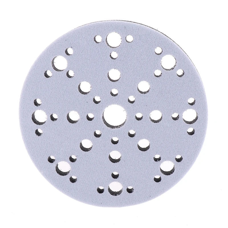 Hoge Kwaliteit 6Inch 150Mm 49-Hole Zachte Spons Interface Pad Voor Schuurpads Haak Lus Schuurschijven Schuurmachine Back Pads Buffer