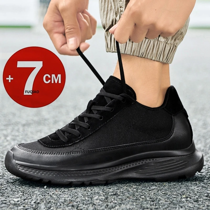 

Летние мужские кроссовки с невидимым увеличением роста на 7 см, повседневные, легкие, дышащие, удобные спортивные кроссовки.