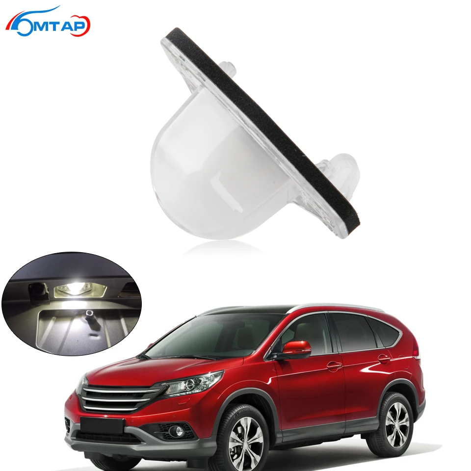 MTAP Rear License Plate Light Shell Case Cover For HONDA FIT/JAZZ 2003~2020 For ODYSSEY 2009-2018 CRV 2007-2015 34103-SAA-H01