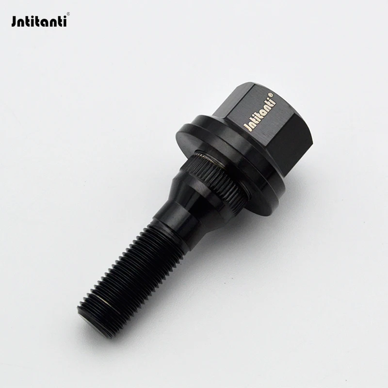 

Титановый болт с наконечником колеса Jntitanti Gr5 M12x1,25x40 мм, плоская шайба для колеса Peugeot Citroen DS