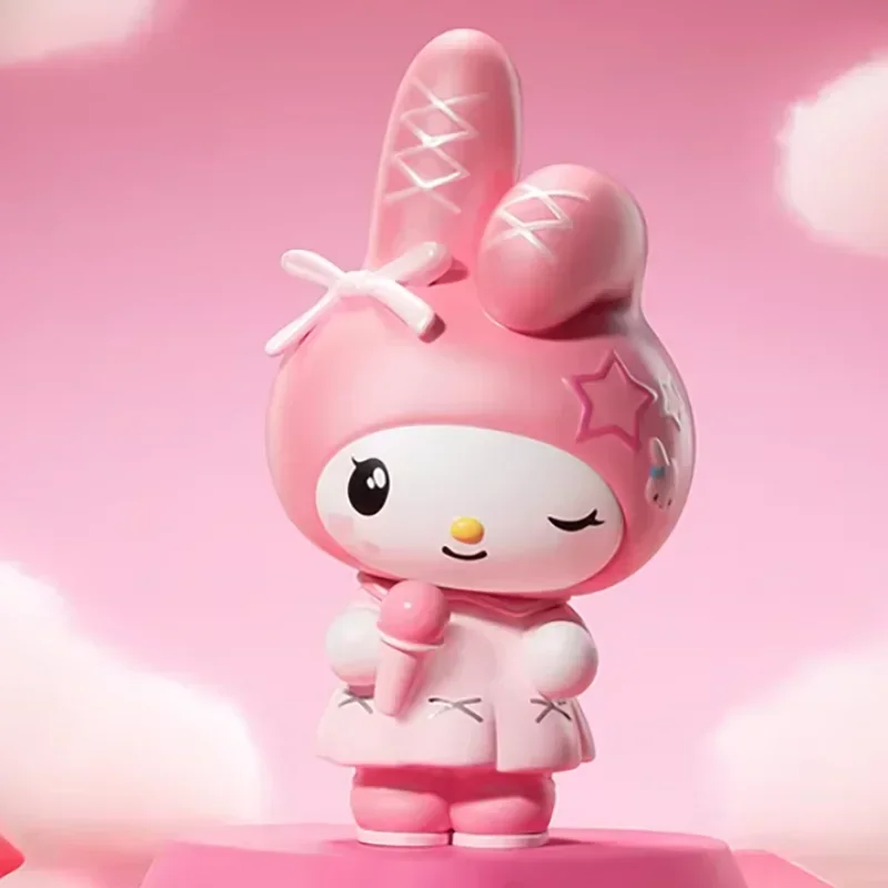 

POP MART SANRIO CHARACTERS PINK PARTY Series Blind Box Toys Kawaii Anime Action Figure Caixa Caja Surprise Mystery Box Dolls