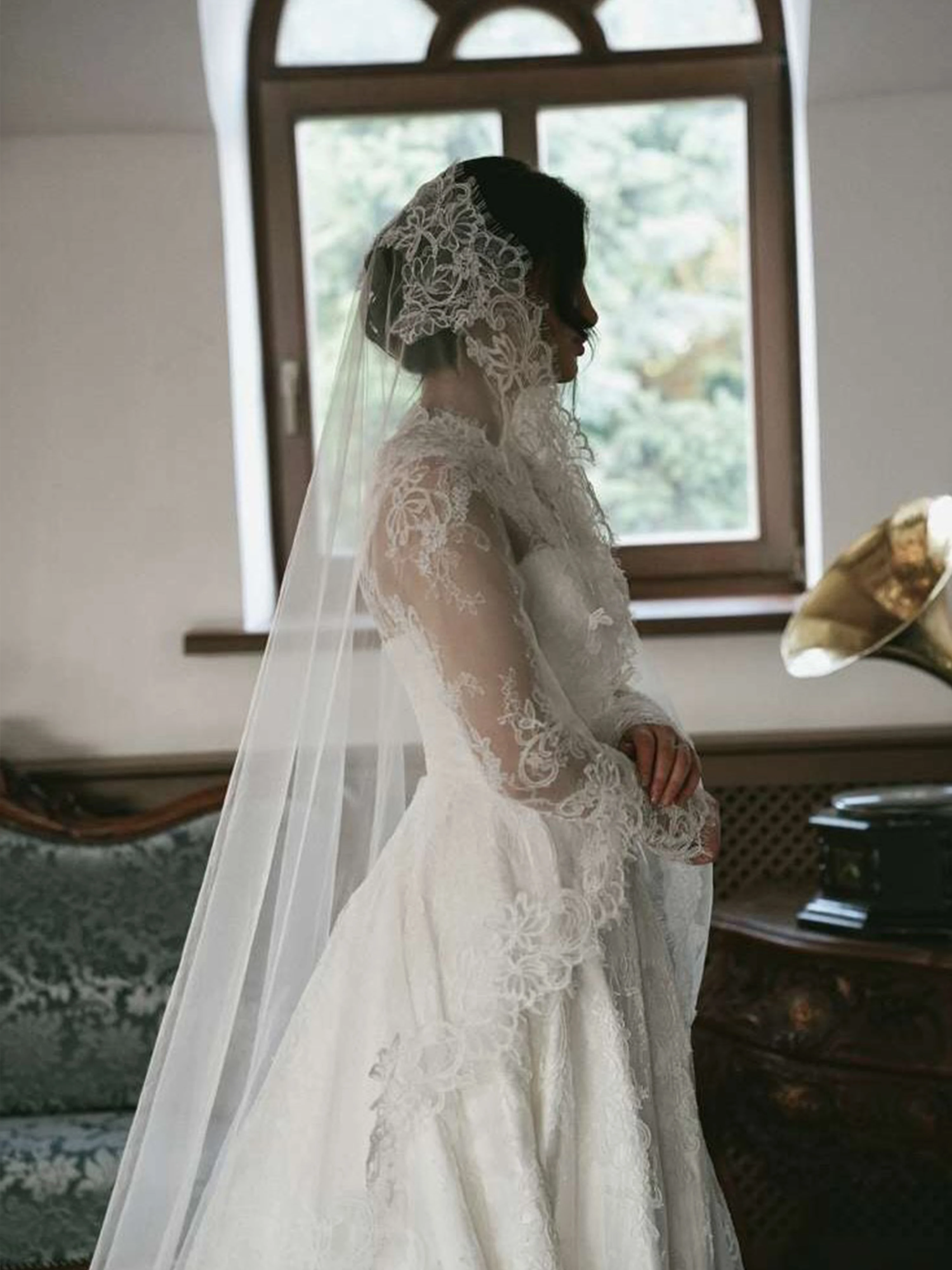 Luxury Bohemian Wedding Dress Long Sleeves  Bride Dress A-Line Beach Lace Appliques Bridal Gown vestido de novia 2026 Customized