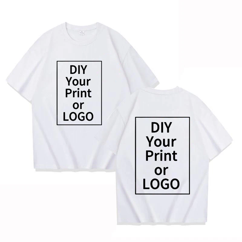 New Custom Tshirt Design Your Own Photo Text Professional Image Processing Short Sleeve Personalized