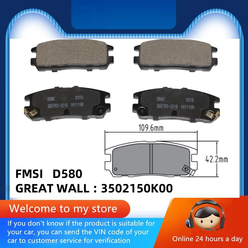 pour-great-wall-fengjun-6-7-haval-h3-h5-plaquette-de-frein-arriere-3502150k00-pieces-automobiles-13003