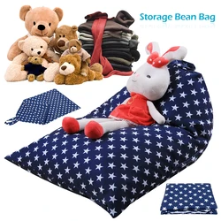 Multi-Purpose Storage Bag Toy Storage Bean Bags Chair Organizing Super-Soft Large Capacity Kid Cover Sofa Seat Home Decoration