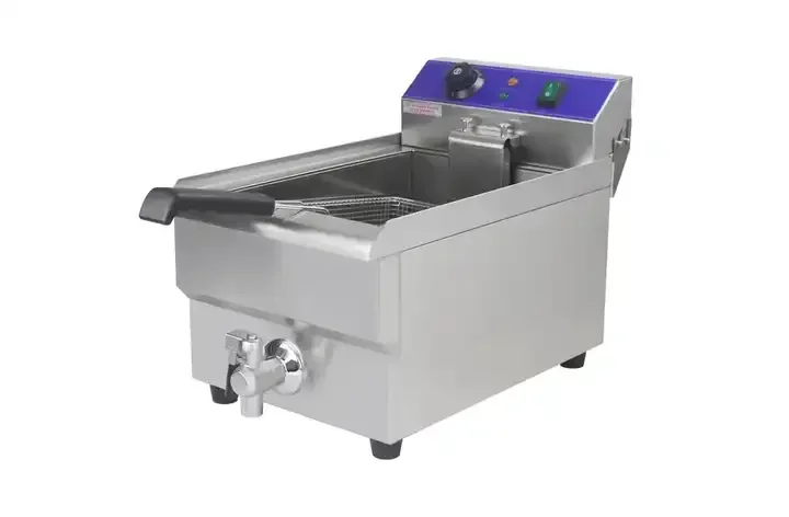 Factory Direct Sale 17L Stainless Steel Commercial Table Top Mini Deep Fryer Electric Temperature Control Deep Fat Fryer