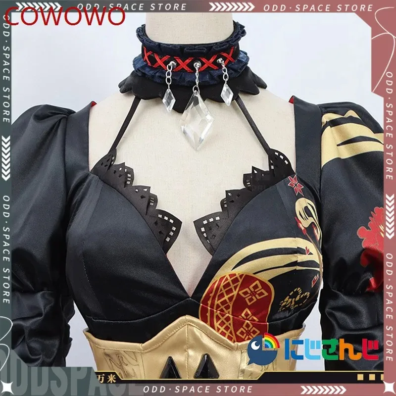 THREAD Nina Kosaka Cosplay Costume Anime Nijisanji Vtuber Nina Kosaka Cosplay Team Ethyria Sexy Kimono Halloween gifts view 4