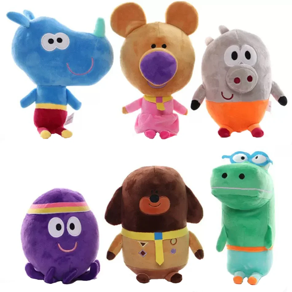 1-6pcs Hey Duggee plush toys Hi Dodge Plush Archie Kindergarten Doll Pillow Gift