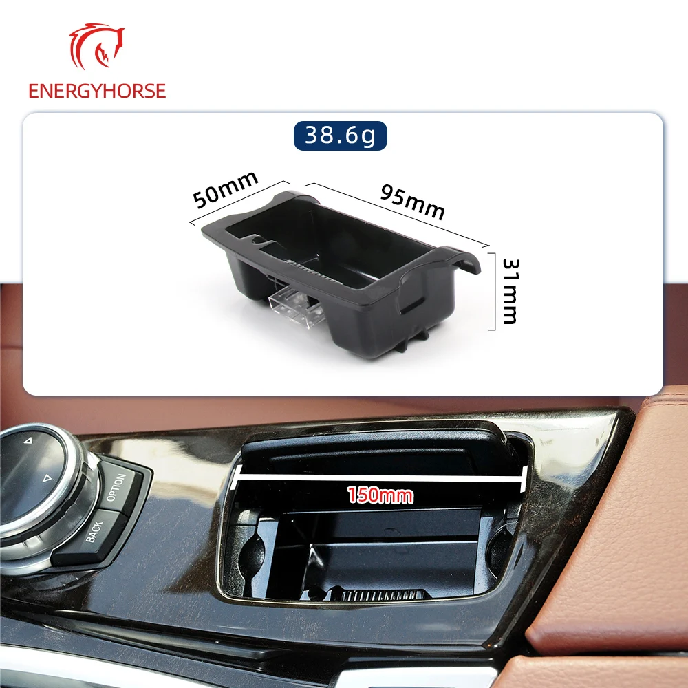 LHD RHD Front Center Console Ashtray Assembly Liner Box Cover Replacement For BMW 5 Series F10 F11 520 523 525 535 51169206347 view 4