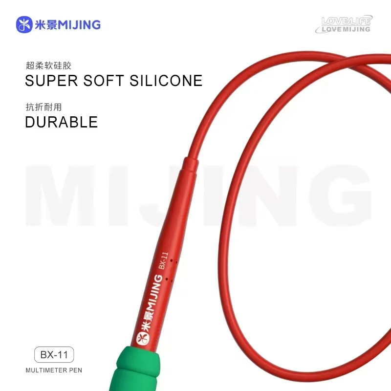 MIJING BX-11 Universal Multimeter Pen Gold Plated Probe Ultra Fine Test Leads Digital Meter Voltage Detection Tool view 4