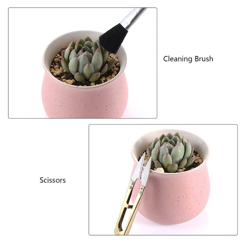 13 Pcs Mini Garden Hand Tools Transplanting Tools Succulent Tools Miniature Planting Gardening Tool Set