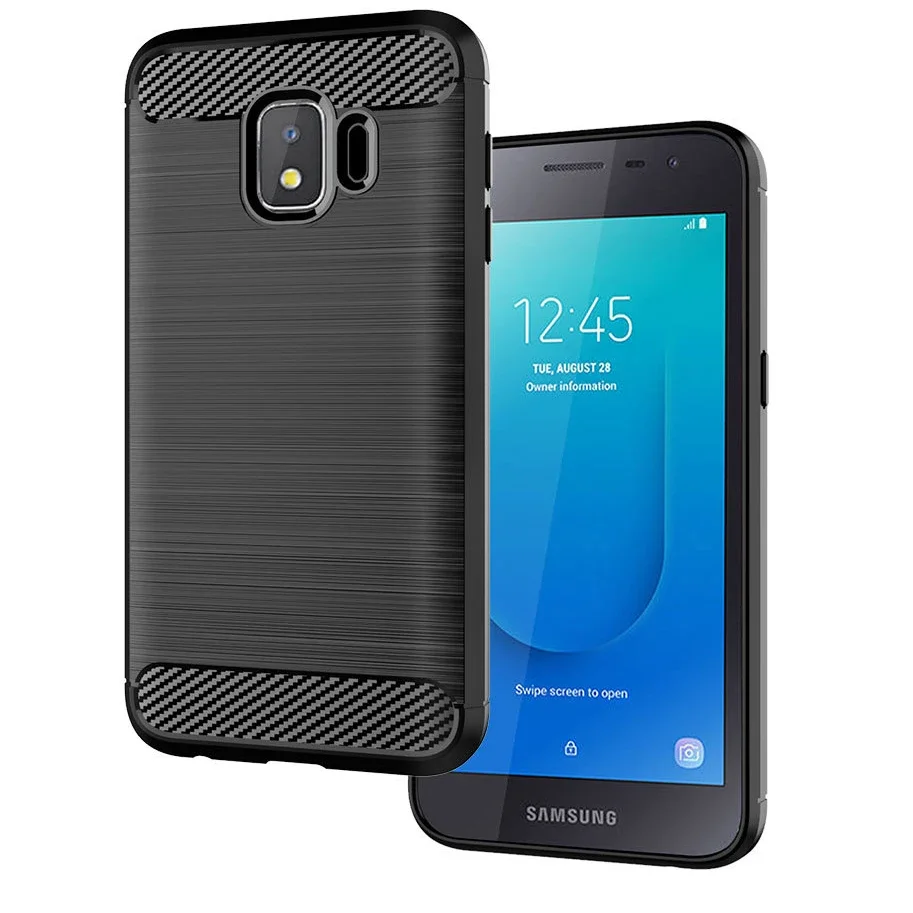 Case For Samsung Galaxy J2 2018 Case Silicone TPU Bumper Shockproof Carbon Cover for Samsung Galaxy J2 Pro 2018 J250 J250F Case