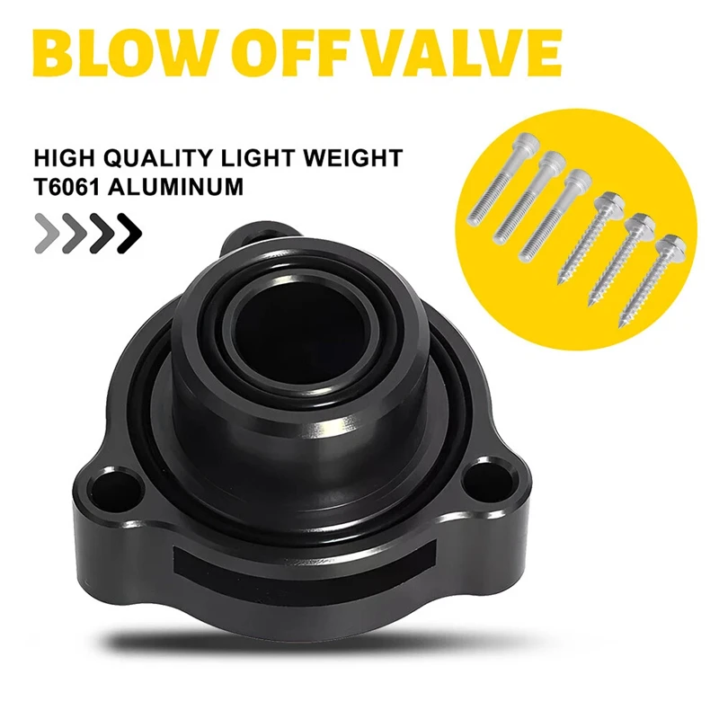 

Turbo Blow Off Valve BOV Black For Chevy Cadillac GMC 2019-2023 Car Modification Pressure Relief Valve Adapter