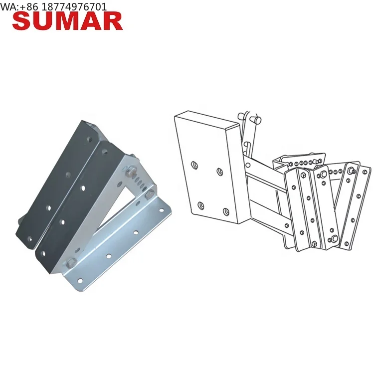 

Индивидуальный анодированный алюминиевый регулируемый угловой кронштейн для лодки