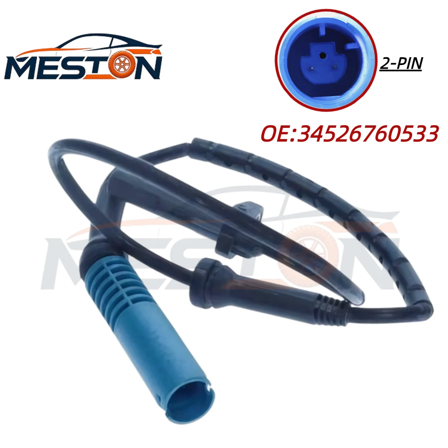 

34526760533 Front Left Right ABS Wheel Speed Sensor for BMW E53 X5 3.0i 3.0d 4.4i 4.8is 2000-2003 Brand New