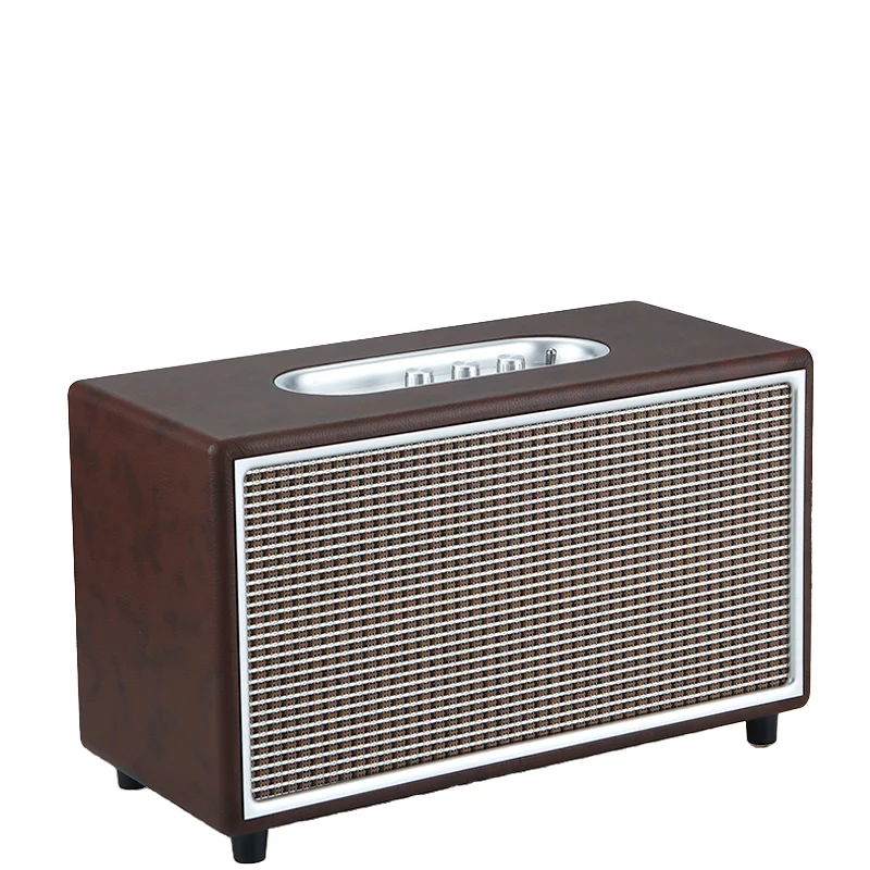 60W Retro Portable Wireless Bass Speakers 3000-5000mAh 5.0 Home Theatre 2.0 Channel Dual Mode Two-Way 6.5