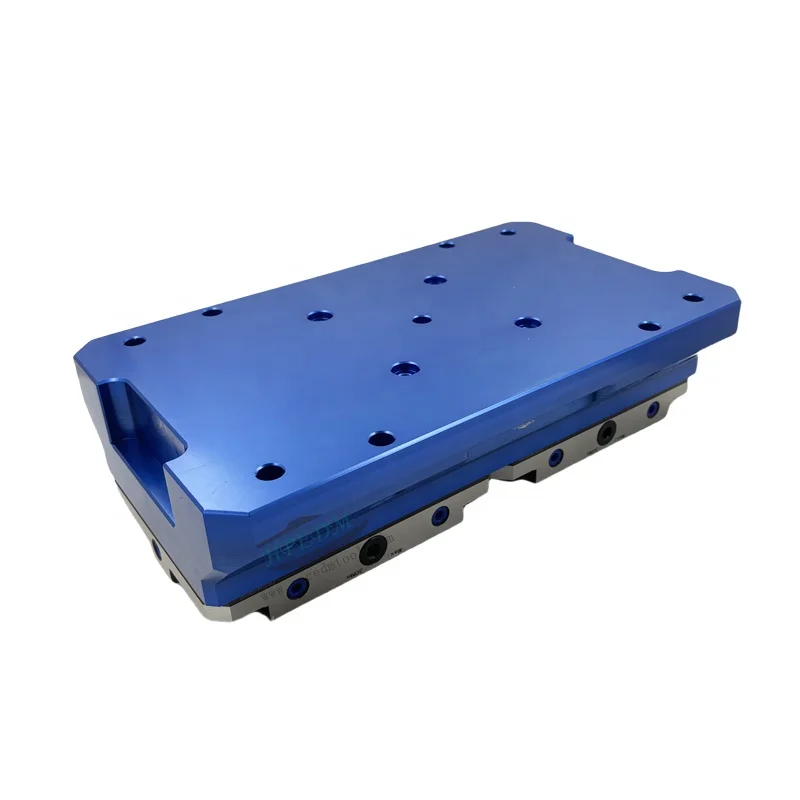 5-Axis CNC Machine Quick Change Positioning System | Lang Compatible 96mm Quick Point Pallet with Base High Precision Fixture