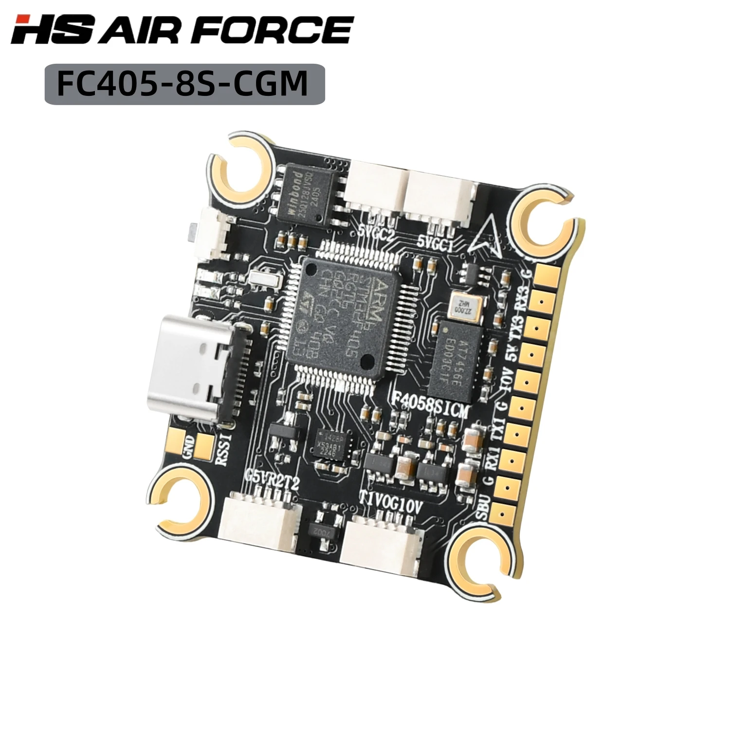 

Полетный контроллер Airforce FC405-8S-CGM для FPV-дронов дальнего радиуса действия, запчасти для квадрокоптеров DIY RC UAV, аксессуары для FPV-дронов