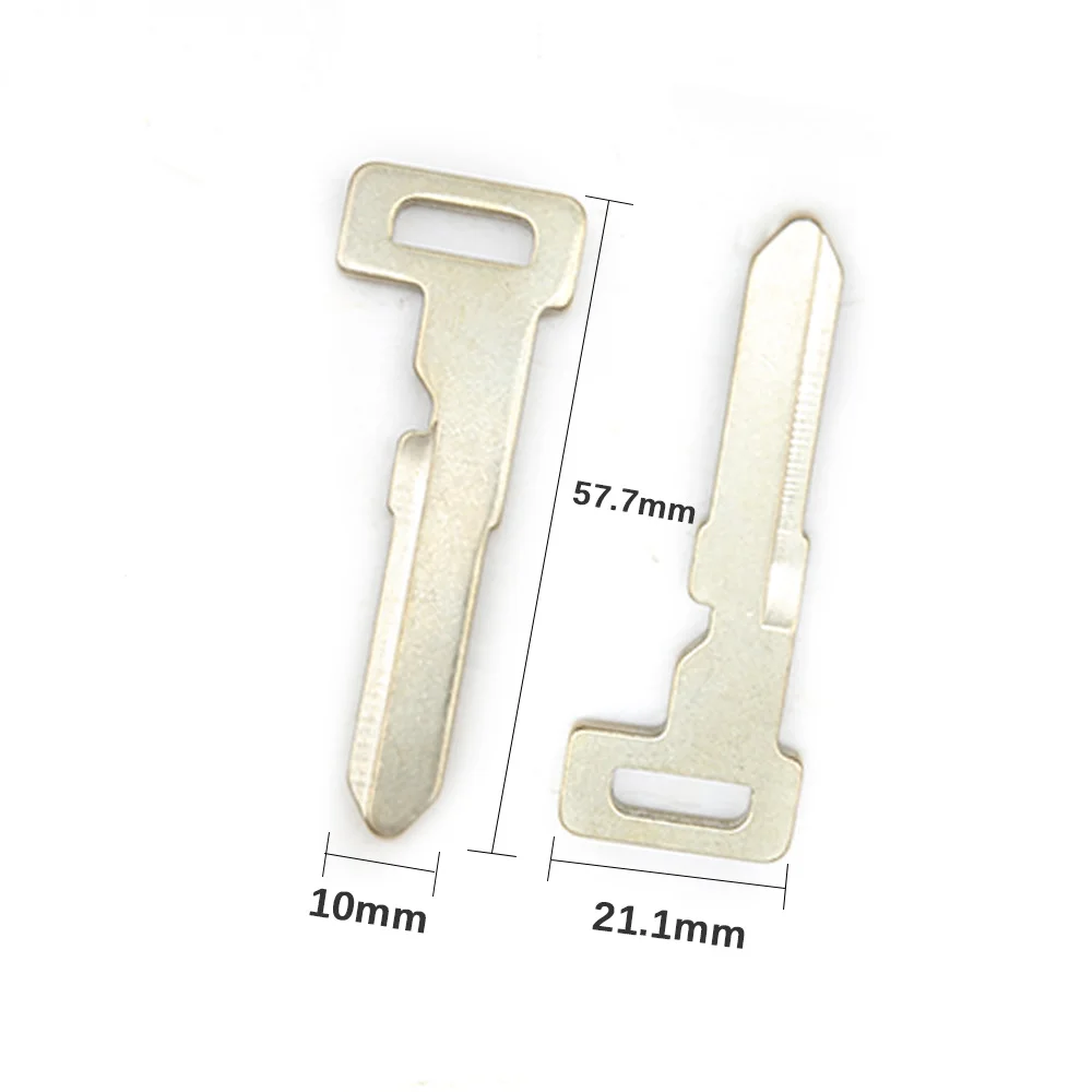 5PC Car Key Blank Uncut car key blank blade Emergency for Toyota, Daihatsu, Subaru Smart Keyblade