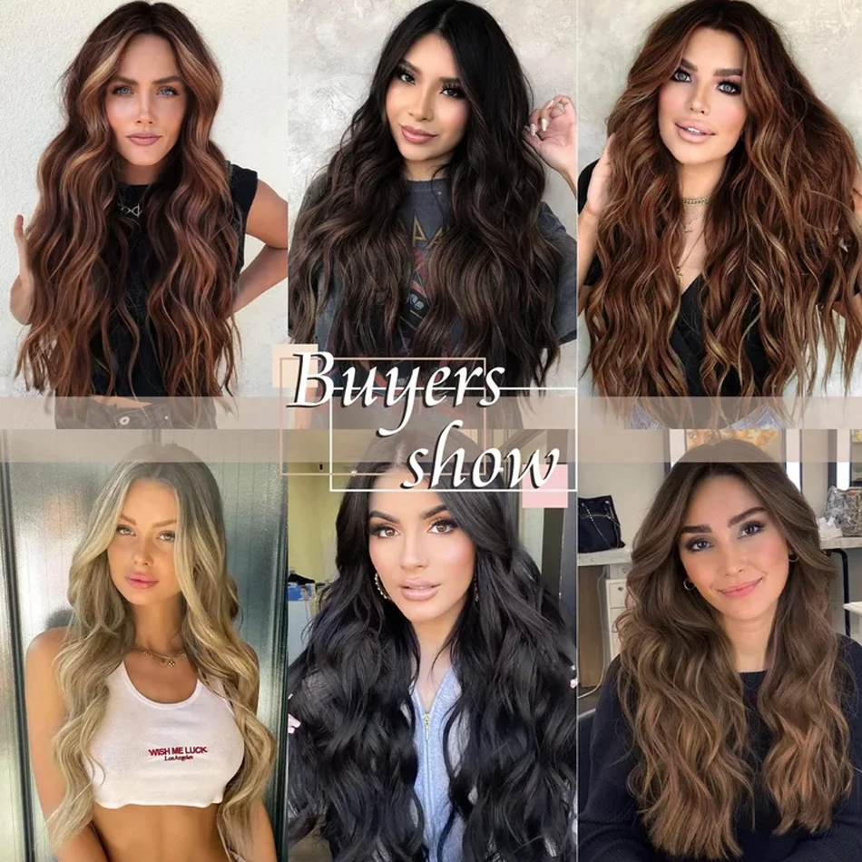 Ekstensi rambut tanpa lem untuk wanita, klip lurus dalam Rambut Panjang manusia 100% asli rambut alami warna pirang halus tanpa simpul untuk wanita 7 buah/set