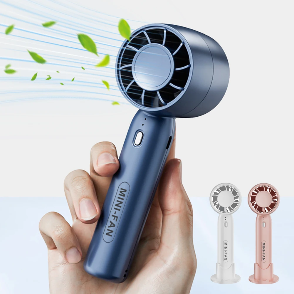 Mini ventilateur électrique Portable Turbo, vitesse du vent à trois vitesses, climatiseur de bureau à double usage pour le Camping