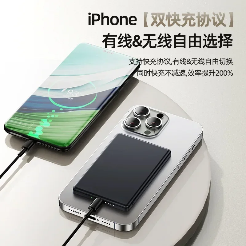 Xiaomi 300000mAh Aluminum Alloy Ultra-thin Power Bank Fast Charging 120W Battery Charger for iPhone Samsung Huawei