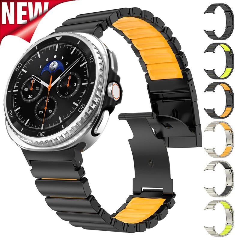 luxury-titanium-silicone-strap-for-samsung-galaxy-watch-8-40mm-44mm-8classic-46mm-bracelet-for-galaxy-watch-ultra-47mm-wristband
