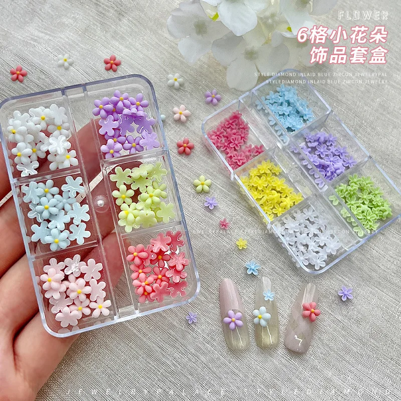 Resina cinco pétalas flor frangipani bowknot estrela rebite liga de metal garfo grânulo punk acessórios da arte do prego decorações ferramentas manicure