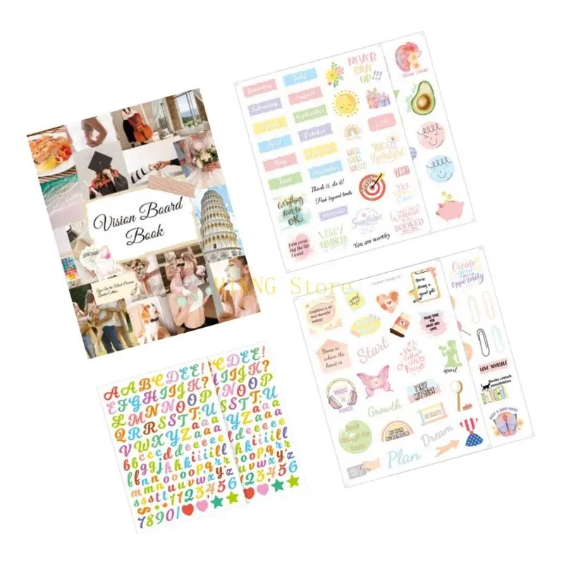 Copperplate Decorative Sticker for Scrapbooking, Letters, Scrapbooking Sticker Scrapbook Accessories Artistic Sticker best sale