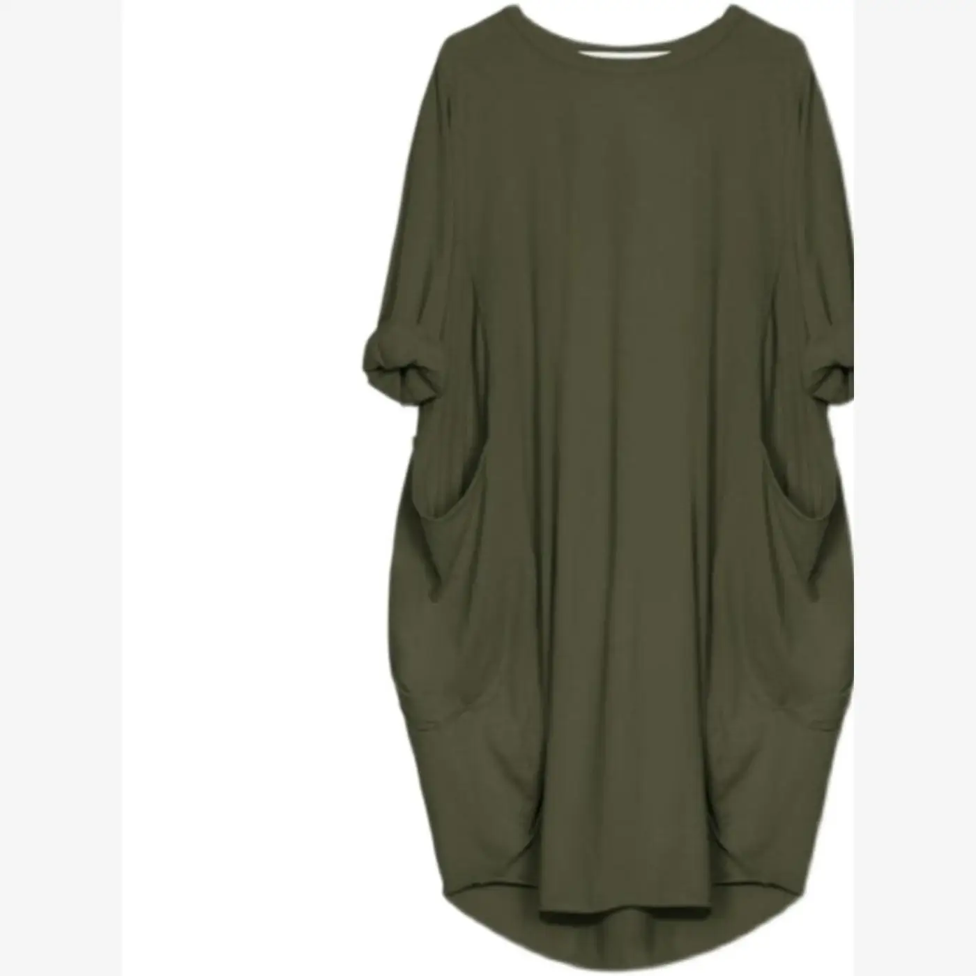 T-shirt ample décontracté pour femmes, chemisier Dr Lady, printemps été, jupe longue mi-longue, O-Ne