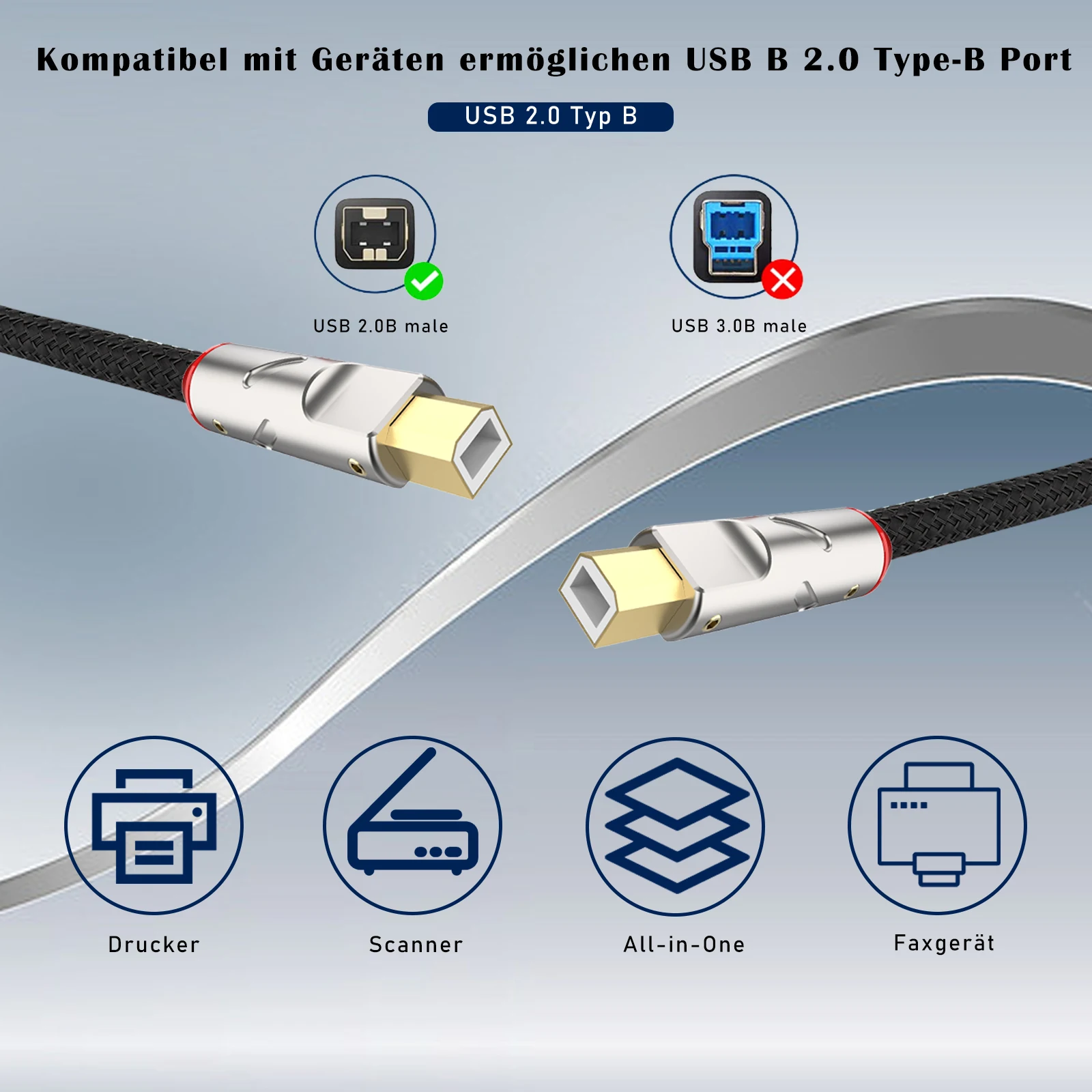 Monosaudio A51/B51HI-END USB2.0 USB Plug Connector Type A B HiFi DIY DAC USB Cable 24K Gold Plated Bronze